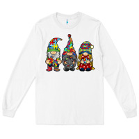 White autism gnomies Long Sleeve Tee - RacoonDesign