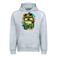 Heather Grey Alabama Map Sunflower Cactus Serape Urban Hoodie - RanaPortraitStore