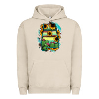 Pigment French Oak Alabama Map Sunflower Cactus Serape Urban Hoodie - RanaPortraitStore
