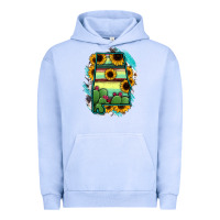 Pigment Grape Ice Alabama Map Sunflower Cactus Serape Urban Hoodie - RanaPortraitStore