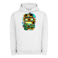 Pigment Lunar Rock Alabama Map Sunflower Cactus Serape Urban Hoodie - RanaPortraitStore