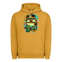 Pigment Peanut Butter Alabama Map Sunflower Cactus Serape Urban Hoodie - RanaPortraitStore