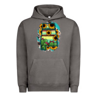 Pigment Tornado Alabama Map Sunflower Cactus Serape Urban Hoodie - RanaPortraitStore