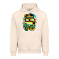 Sandshell Alabama Map Sunflower Cactus Serape Urban Hoodie - RanaPortraitStore