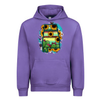 Tulip Alabama Map Sunflower Cactus Serape Urban Hoodie - RanaPortraitStore