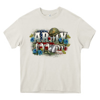 Army Mom Mother's Day Heavy Core Tee | Teevron