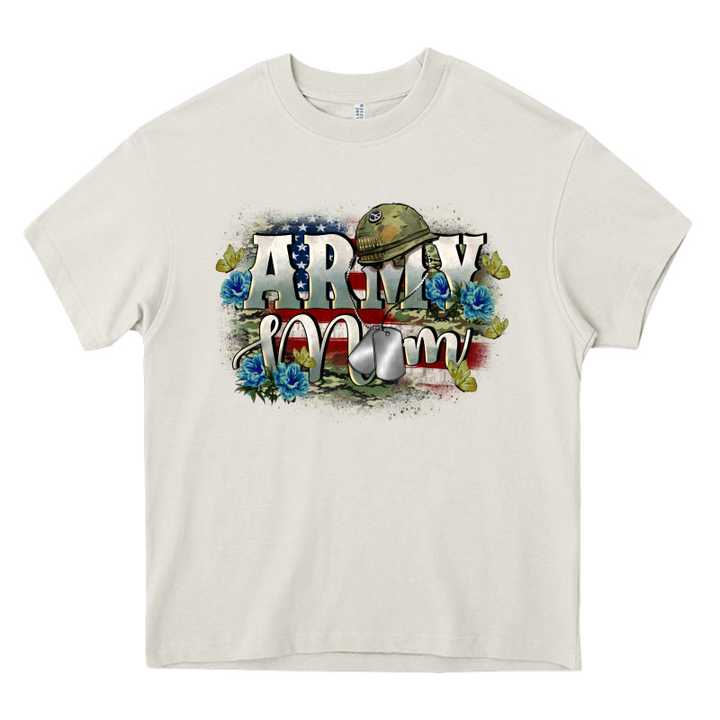 Army Mom Mother's Day Heavy Core Tee by FaDigitalArtStudio | Teevron