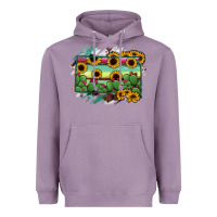 Lavender south Dakota State Map Heavyweight Hoodie - RanaPortraitStore