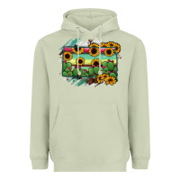 Matcha south Dakota State Map Heavyweight Hoodie - RanaPortraitStore