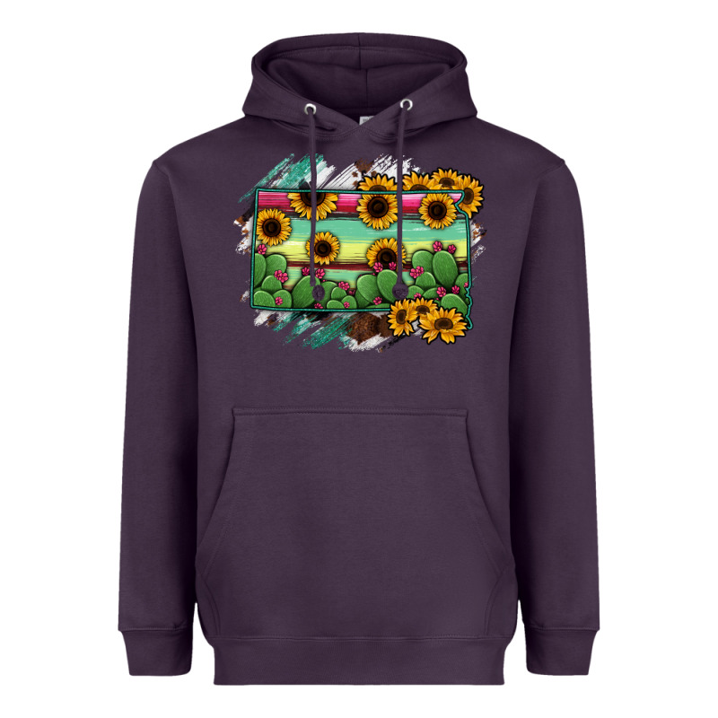South Dakota State Map Heavyweight Hoodie by RanaPortraitStore | Teevron