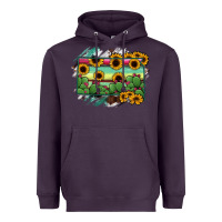 Plum south Dakota State Map Heavyweight Hoodie - RanaPortraitStore
