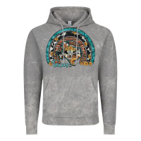 Cloud Rock texas map sunflower leopard cowhide aztec turquoise gemstone rainbow Vintage Hoodie - Artiststas