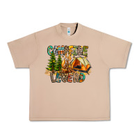 Burro Campfire Legend Urban Heavy Tee - CowhideDigitalArt