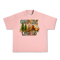 Salmon Campfire Legend Urban Heavy Tee - CowhideDigitalArt