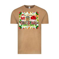 Vintage Camel Christmas Vibes Vintage Tee - CowhideDigitalArt