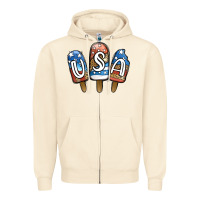 Sandshell USA Patriotic Leopard Popsicles Zipper Hoodie - Jasminsmagicworld