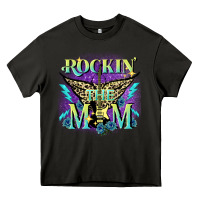 Asphalt Rockin' the mom Mother's Day Heavy Core Tee - FaDigitalArtStudio