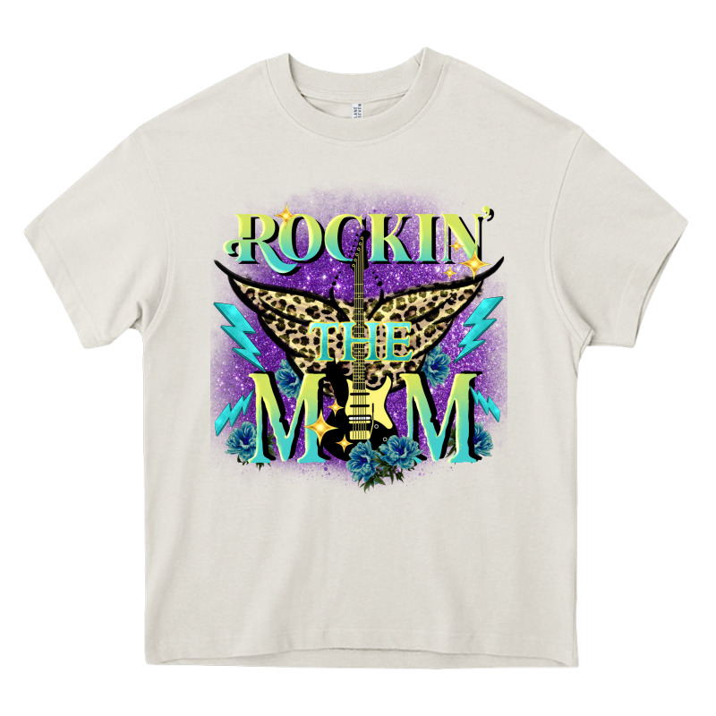 Rockin' The Mom Mother's Day Heavy Core Tee by FaDigitalArtStudio | Teevron