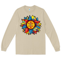 Mushroom autism sunflower Long Sleeve Tee - RacoonDesign