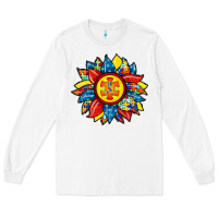 White autism sunflower Long Sleeve Tee - RacoonDesign