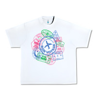 Bon Voyage Travel Stamp T Shirt Urban Heavy Tee | Teevron
