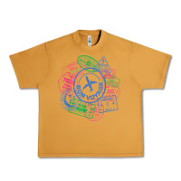 Peanut Butter bon voyage travel stamp t shirt Urban Heavy Tee - linhVisuals