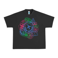 Pigment Black bon voyage travel stamp t shirt Urban Heavy Tee - linhVisuals