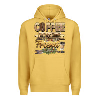 Antique Gold coffee is my best friend Premium Hoodie - BarkalooDesign