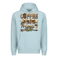 Blue Mist coffee is my best friend Premium Hoodie - BarkalooDesign