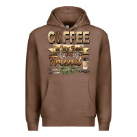 Chestnut coffee is my best friend Premium Hoodie - BarkalooDesign