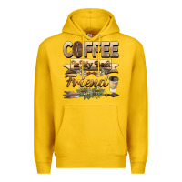 Lemon coffee is my best friend Premium Hoodie - BarkalooDesign