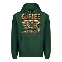 Sports Green coffee is my best friend Premium Hoodie - BarkalooDesign