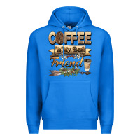 True Royal coffee is my best friend Premium Hoodie - BarkalooDesign