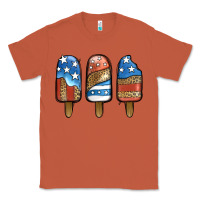 Copper Patriotic Leopard Popsicles Classic Tee - Jasminsmagicworld