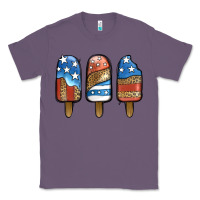 Lavender Patriotic Leopard Popsicles Classic Tee - Jasminsmagicworld