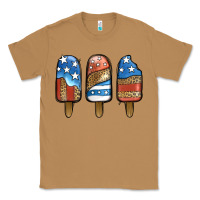 Toasted Coconut Patriotic Leopard Popsicles Classic Tee - Jasminsmagicworld