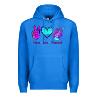 True Royal Peace Love Mermaid Premium Hoodie - Jasminsmagicworld