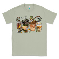 Matcha Fishing Coffee Cups Classic Tee - FaDigitalArtStudio