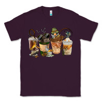 Plum Fishing Coffee Cups Classic Tee - FaDigitalArtStudio