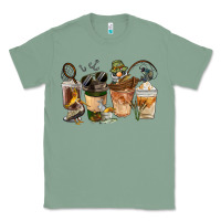 Sage Fishing Coffee Cups Classic Tee - FaDigitalArtStudio