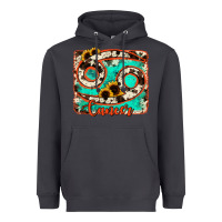 Smoke cancer turquoise cowhide Heavyweight Hoodie - RanaPortraitStore