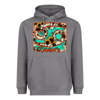 Storm cancer turquoise cowhide Heavyweight Hoodie - RanaPortraitStore