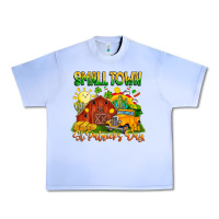 Grape Ice Small Town St Patrick's Day Urban Heavy Tee - CowhideDigitalArt