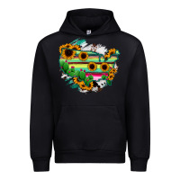 Black America Map Sunflower Cactus Serape Urban Hoodie - RanaPortraitStore