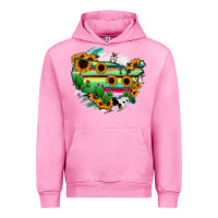 Fuchsia Pink America Map Sunflower Cactus Serape Urban Hoodie - RanaPortraitStore