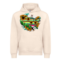 Sandshell America Map Sunflower Cactus Serape Urban Hoodie - RanaPortraitStore