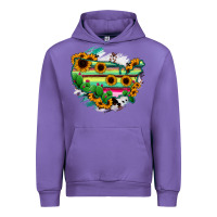 Tulip America Map Sunflower Cactus Serape Urban Hoodie - RanaPortraitStore
