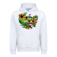 White America Map Sunflower Cactus Serape Urban Hoodie - RanaPortraitStore