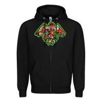 Black christmas western thunderbird Zipper Hoodie - RanaPortraitStore