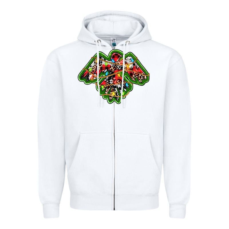 Christmas Western Thunderbird Zipper Hoodie by RanaPortraitStore | Teevron